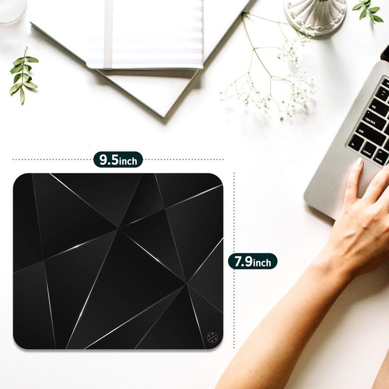 Oriday Productivity Mouse Pad, Gaming Mouse Pad Custom, Inspirational and Motivational Design for Women (Black Chic) - Image 5